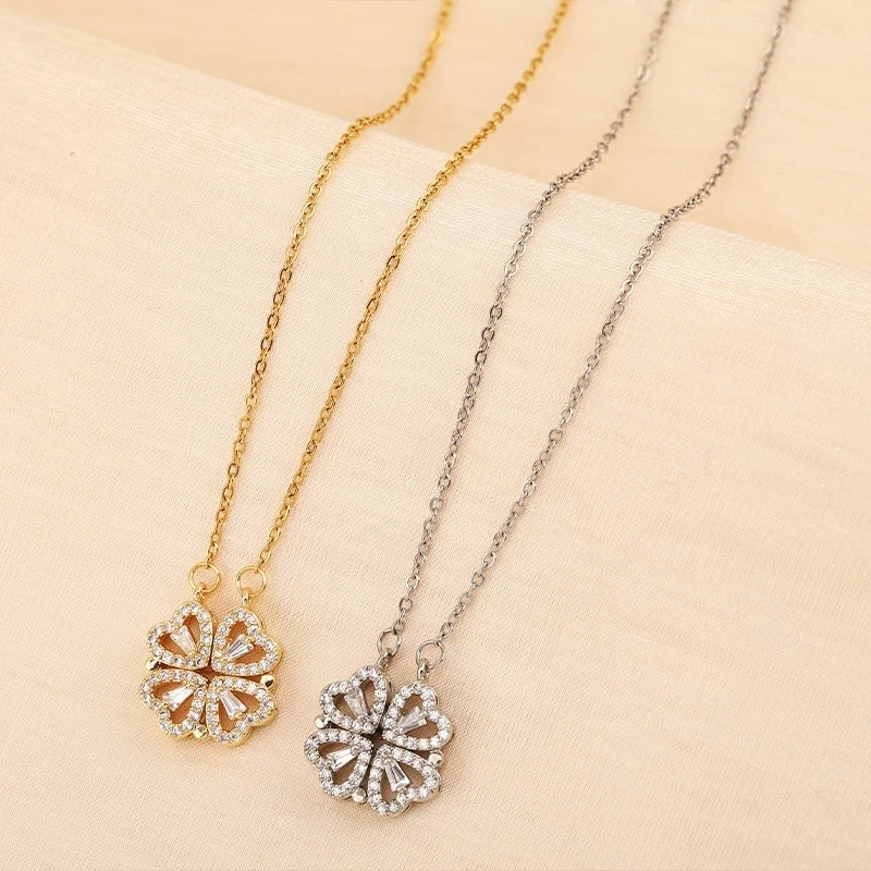 4-Leaf Clover Necklace to My Daughter Gift Box