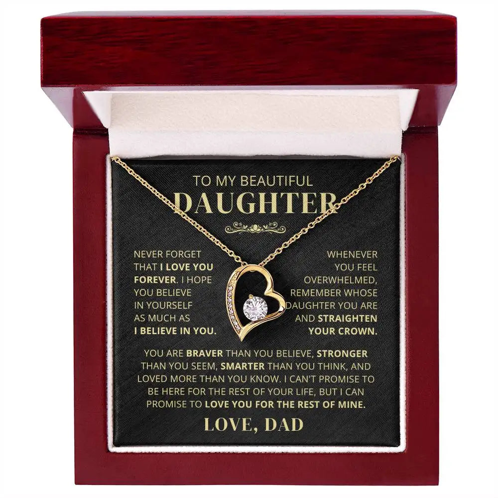 "Always My Little Girl" Forever Necklace Gift Box