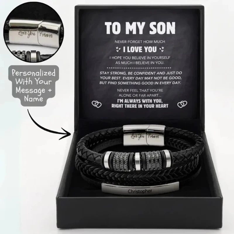"To My Son" Forever Connected Bracelet