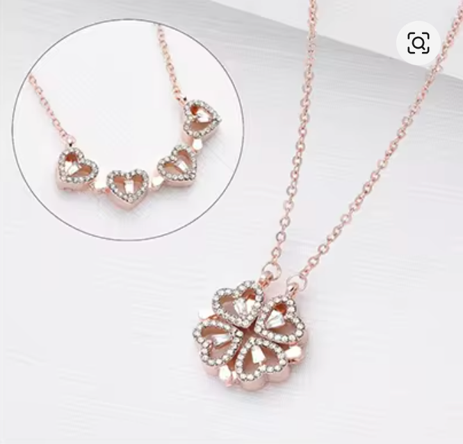 4-Leaf Clover Necklace to My Daughter Gift Box