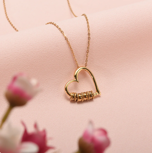 Heart Pendant Necklace Eternal Rose Gift Box