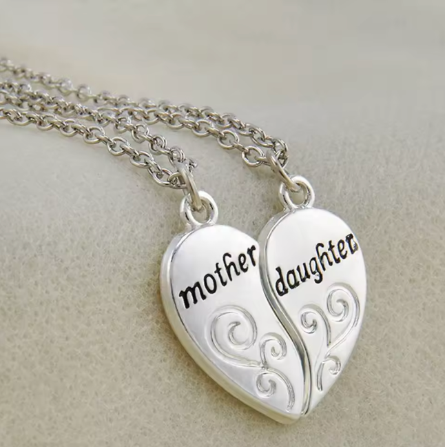 "Mother & Daughter" Pendant Necklace