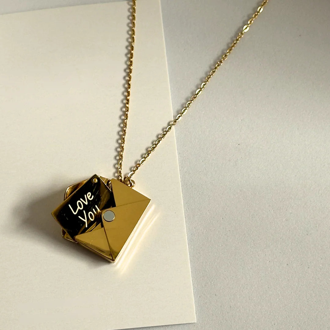 "Love Letter Necklace" Eternal Rose Gift Box