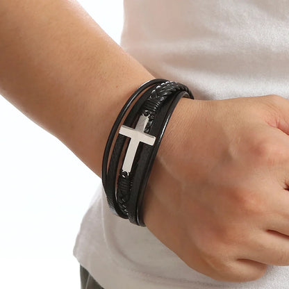 "To My Grandson" Bracelet With Custom Name Engraving