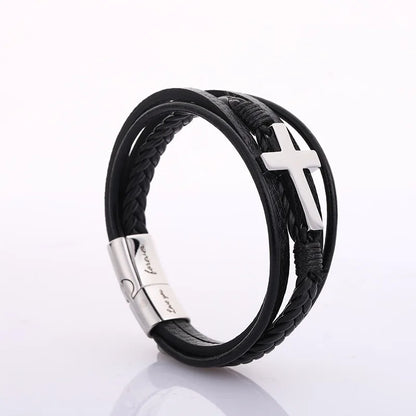"To My Grandson" Bracelet With Custom Name Engraving