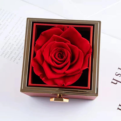 4-Leaf Clover Necklace Eternal Rose Box auto