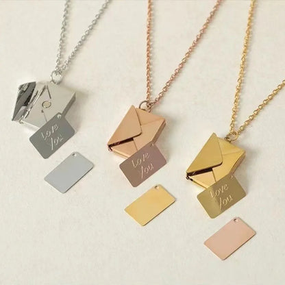"Love Teddy" Gift Bear With Custom Text Engraved Necklace