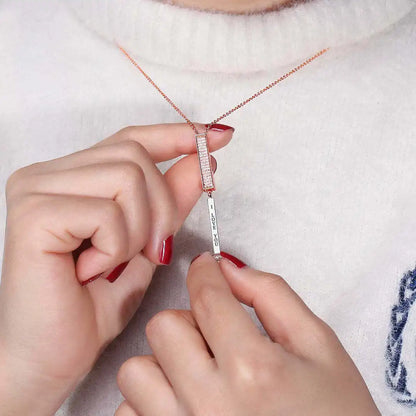 "To My Soulmate" I Love You Pillar Necklace Gift Box