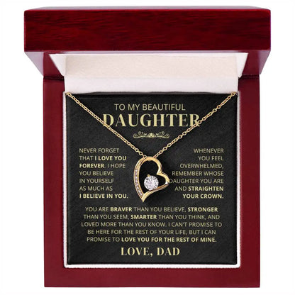 "Always My Little Girl" Forever Necklace Gift Box