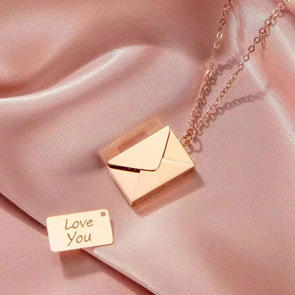 "Love Letter Necklace" Eternal Rose Gift Box
