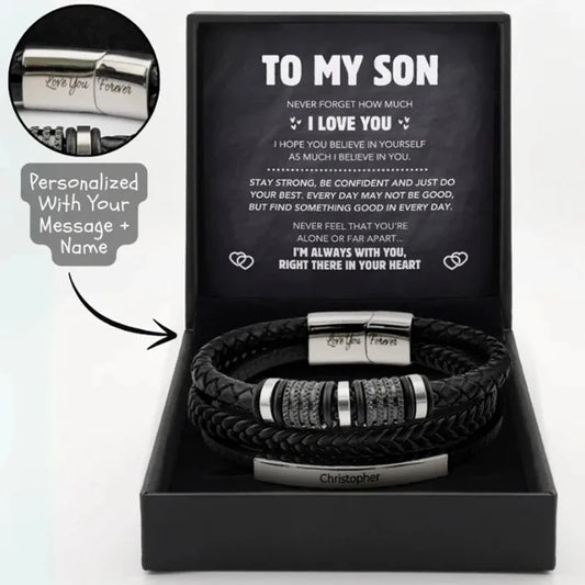 "To My Son" Forever Connected Bracelet