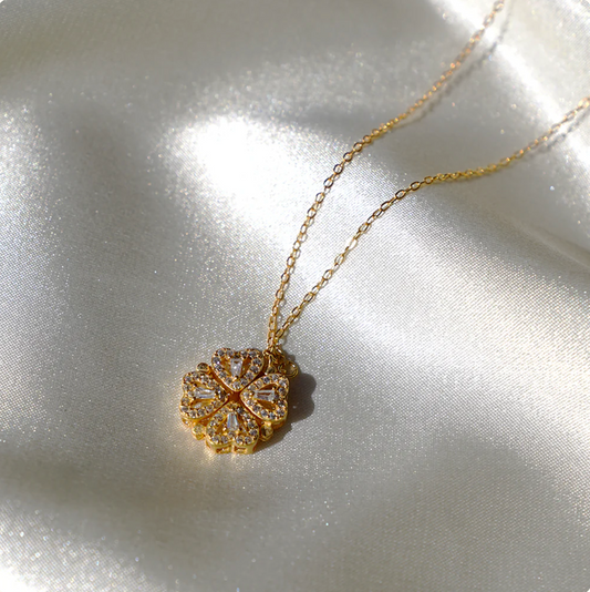 4-Leaf Clover Necklace to My Daughter Gift Box