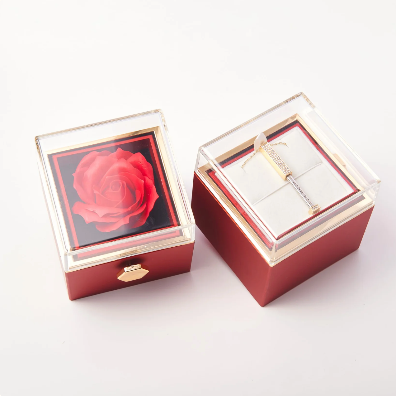 "To My Soulmate" I Love You Pillar Necklace Gift Box