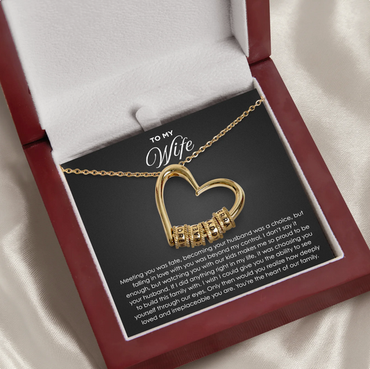 "To My Love" Heart Necklace Gift Box