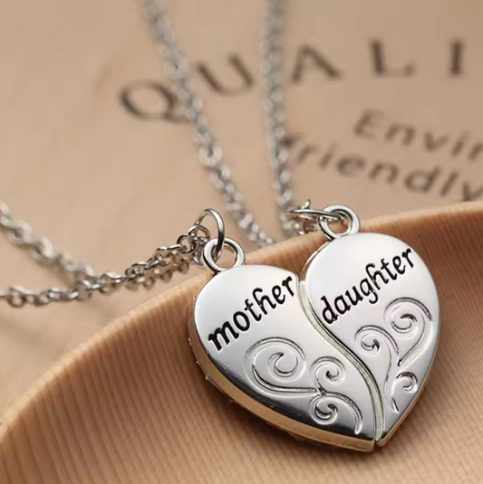 "Mother & Daughter" Pendant Necklace