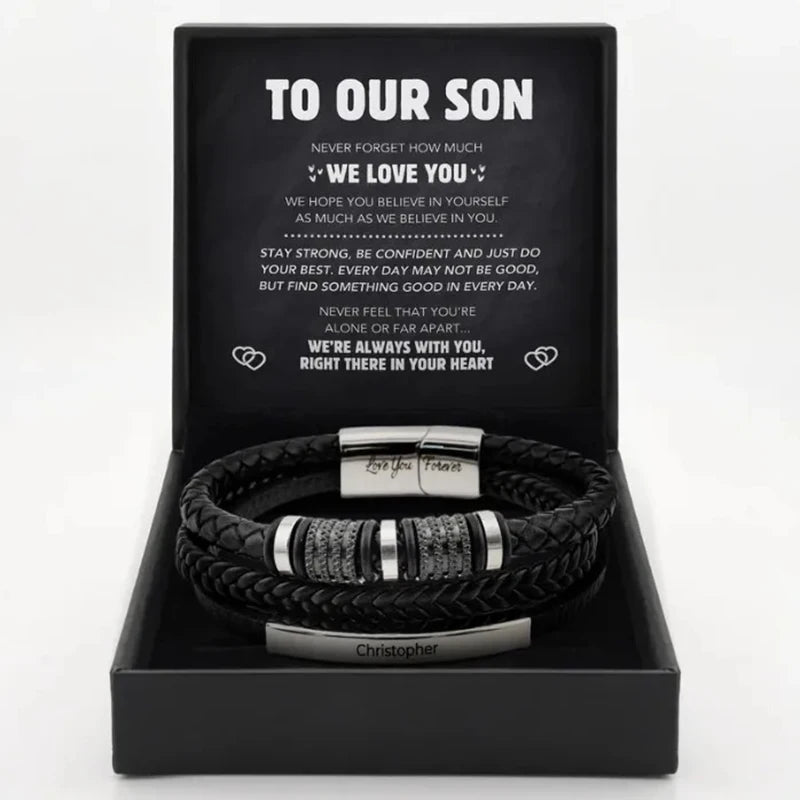"To My Son" Forever Connected Bracelet