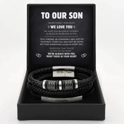 "To My Son" Forever Connected Bracelet