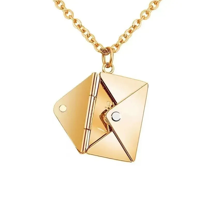 Love Letter Necklace LED Gift Box