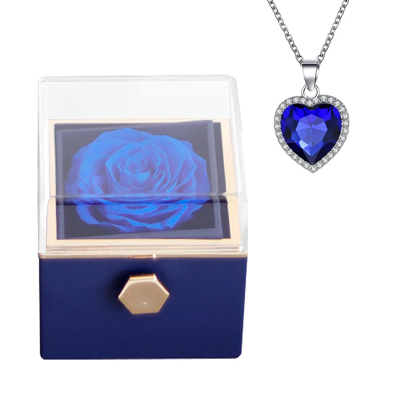 Eternal Rose Gift Box & necklace